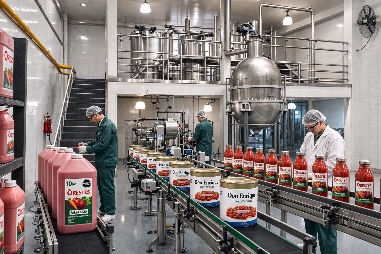 Línea de producción Orestes